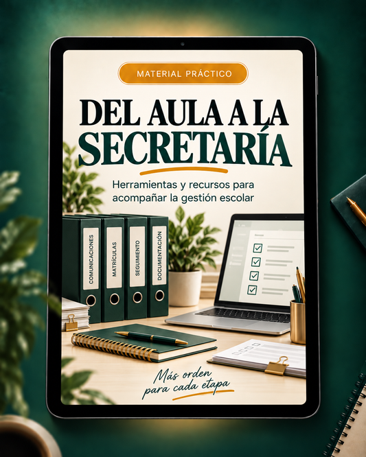 EL KIT COMPLETO PREPARACIÓN SECRETARÍA: inicial, primaria, secundaria.